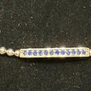 LAGOS Spark Blue Sapphire Bar Bracelet BNEW